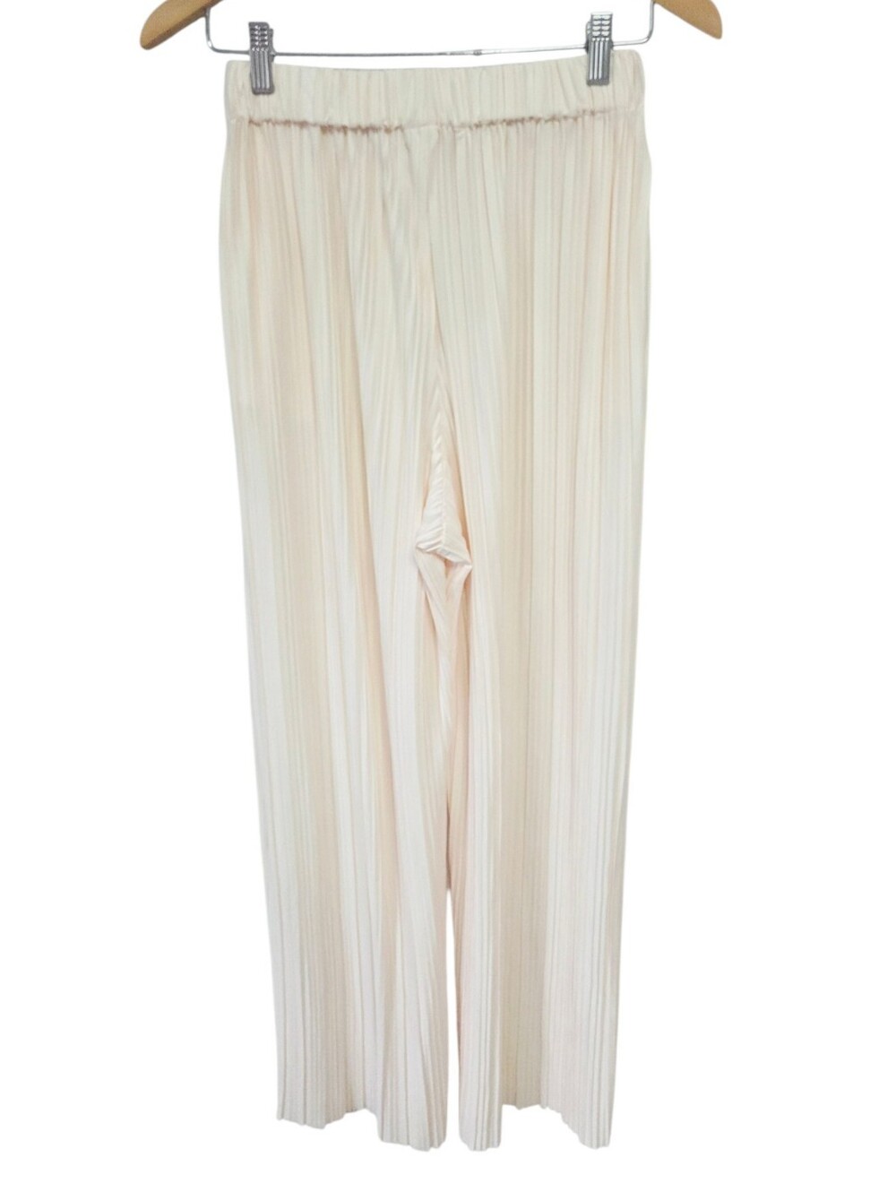 Commense Oversized Leisure Pleat Pocket Pants Off White Medium - Picture 5 of 9